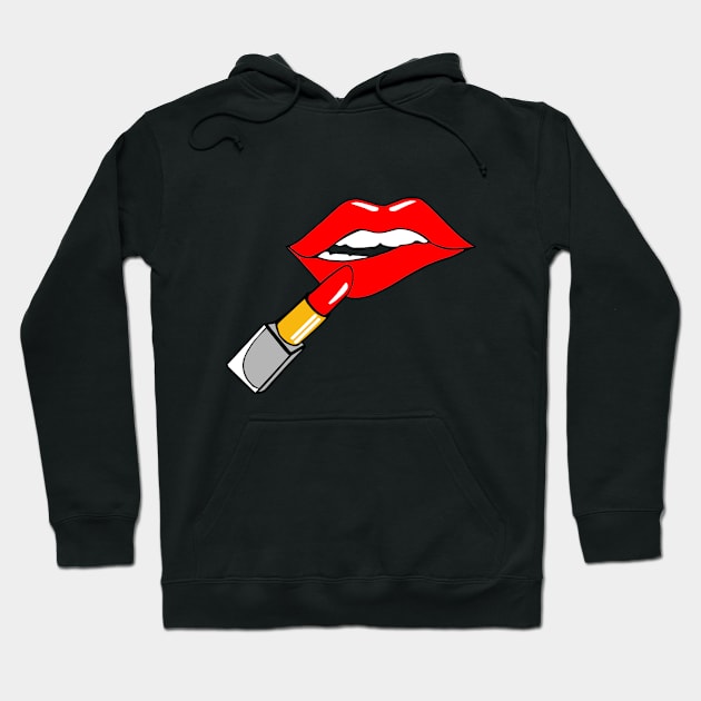 The sensuality in your lips Hoodie by Aquarium96